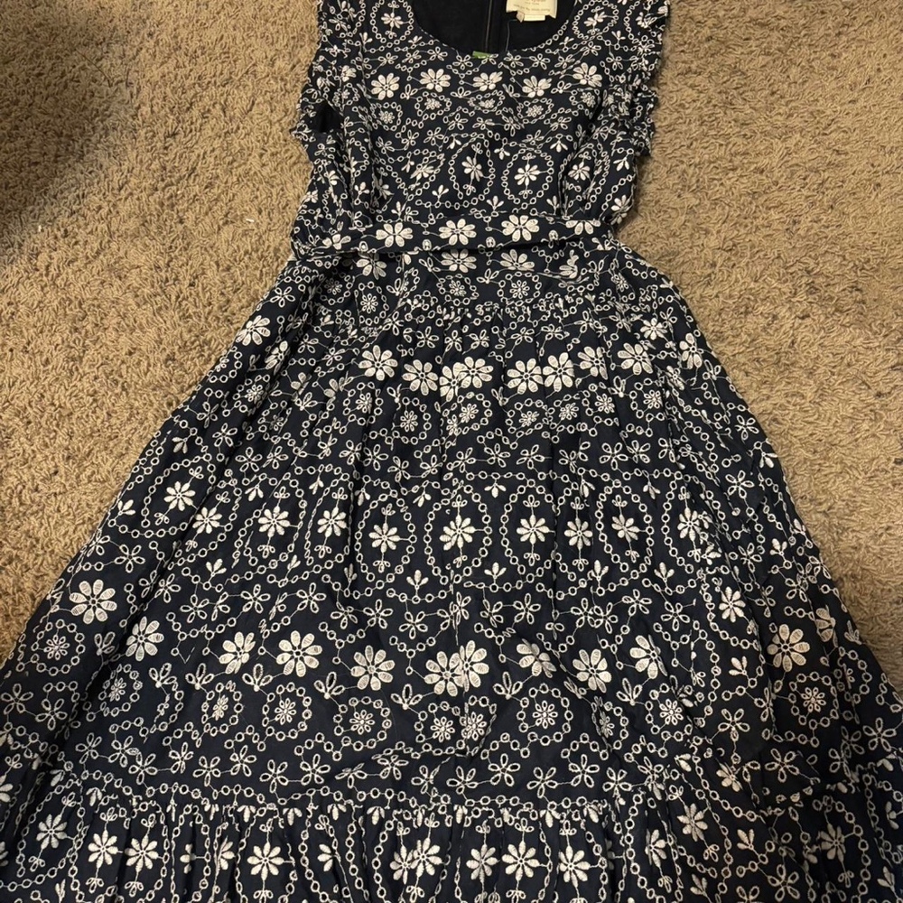 Kate Spade Eyelet Wrap Dress